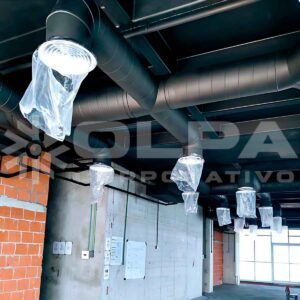 Sistema de climatización en obra realizado por OLPA